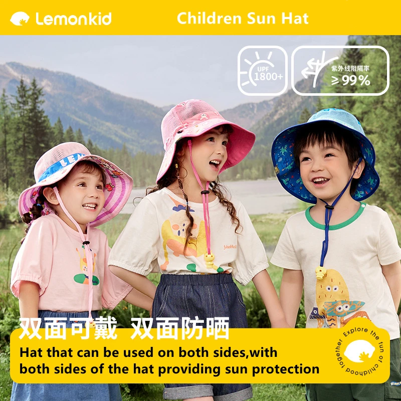 

Summer Panama Girls Hat Autumn Cartoon Unicorn Fisherman Hat Baby Sun Hat Outdoor UV Bucket Hat For Kids 0-12 years old