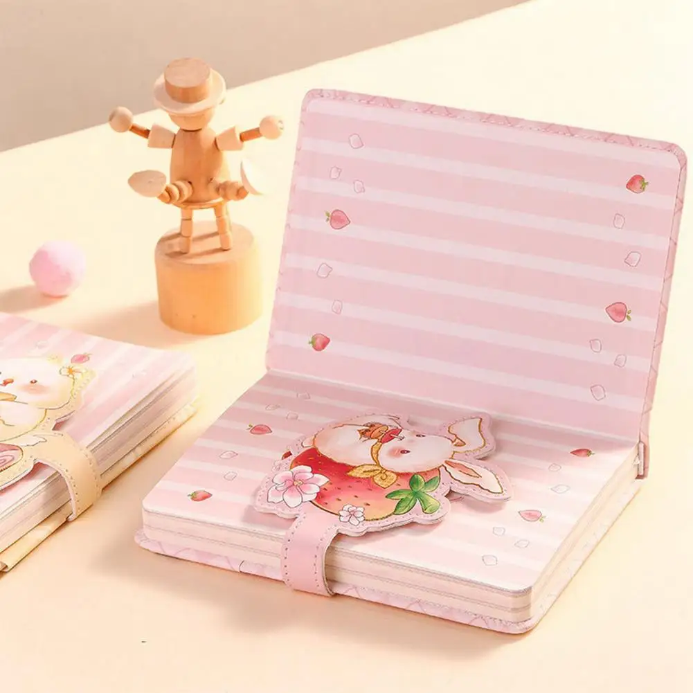 Useful Diary Book Fine Workmanship 112 Sheets Cartoon Pattern Schedule Book Ribbon Bookmark Student Scrapbook Home Supplies