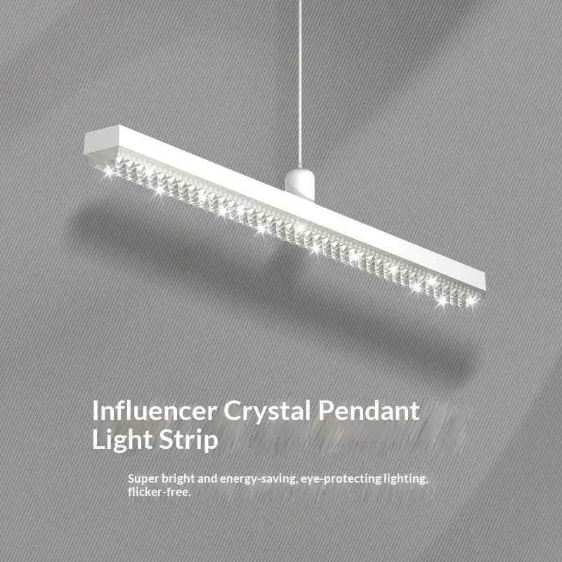 

E27 Crystal Strip LED Bulb Super Bright High Lumen Long Panel Light Household Indoor Ceiling Lamp
