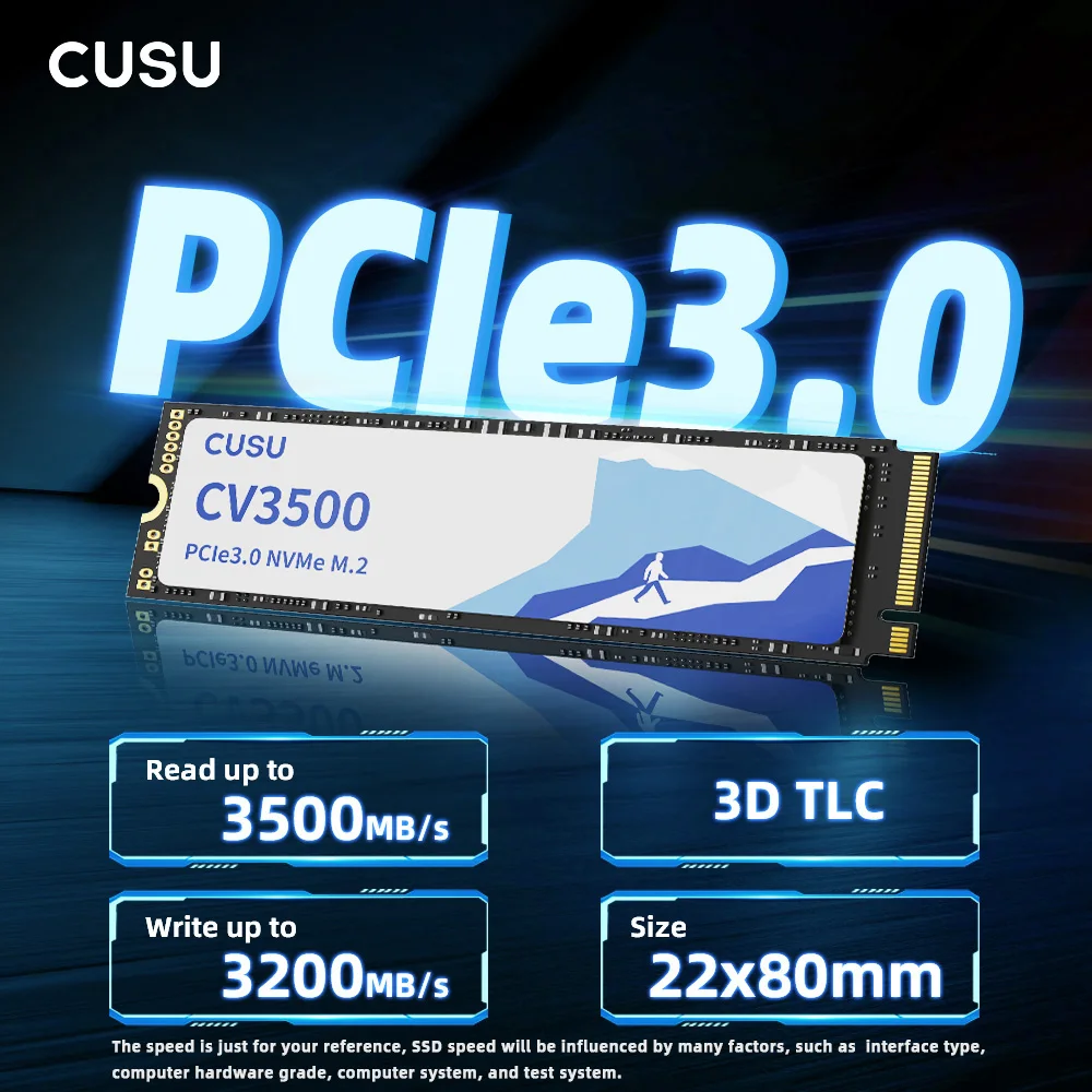 CUSU SSD 1tb 2tb 512gb 256gb SSD NVMe M2 Hard Drive PCIe3.0 M.2 