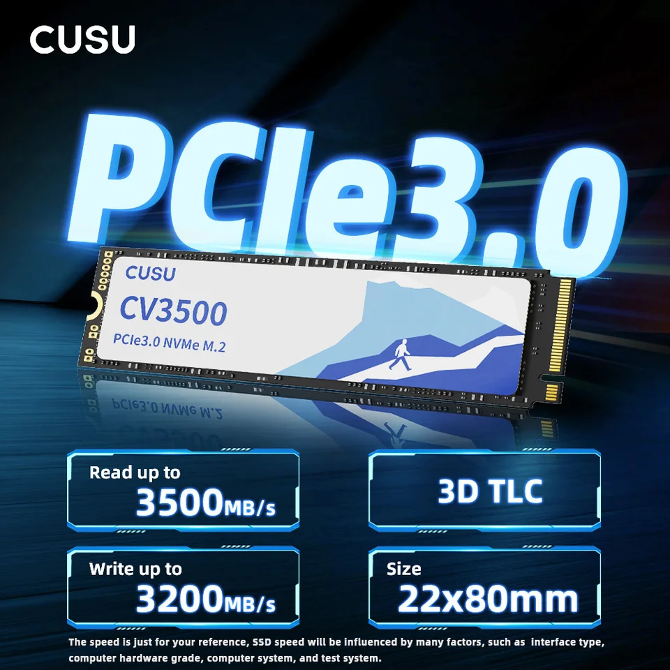 【SSD 1TB】CUSU CV3500M NVMe Type 2230 S55bcad346d90408da76d6d3034382