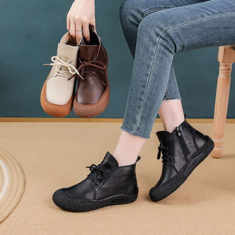 2025-otono-moda-retro-botines-de-cuero-genuino-mujeres-suela-suave-antideslizante-zapatos-comodos-para-mama-zapatos-de-mujer