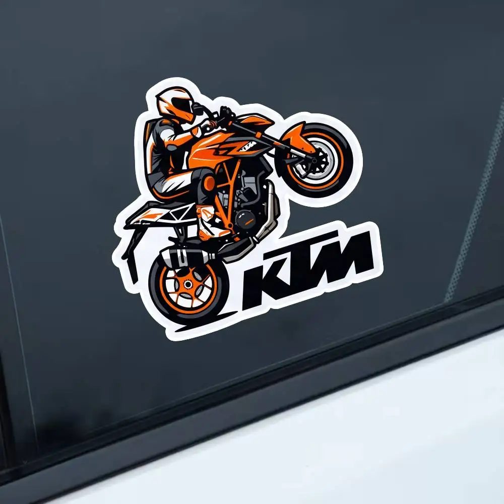 

For Ktm Waterproof Stickers For Decorating Car Windows Motorcycles And Computers.