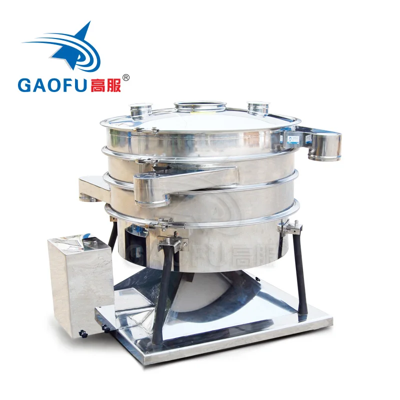 industrial sifters fine screen round vibrating separator tumbler sieve machine