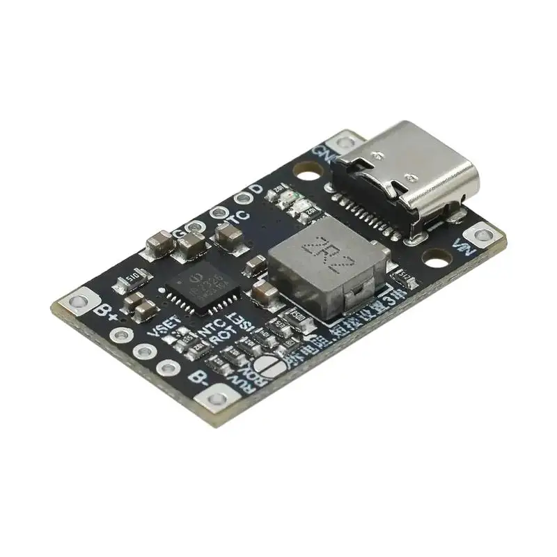 Module Boost de Charge de batterie au Lithium USB type-c 2/3S BMS 15W 8.4V 12.6V 1,5a avec Support équilibré Charge rapide avec indicateur