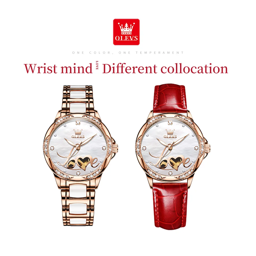 Luxury Elegant Women's Automatic Mechanical Watch, Waterproof