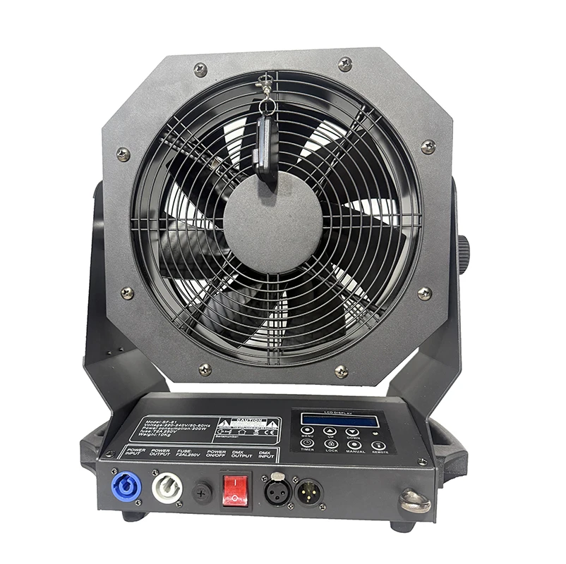 المرحلة Dj DMX مروحة الضباب الدخان فقاعة تهب فقاعات الدخان فقاعة مروحة رذاذ آلة الضباب الثلوج للمرحلة #6