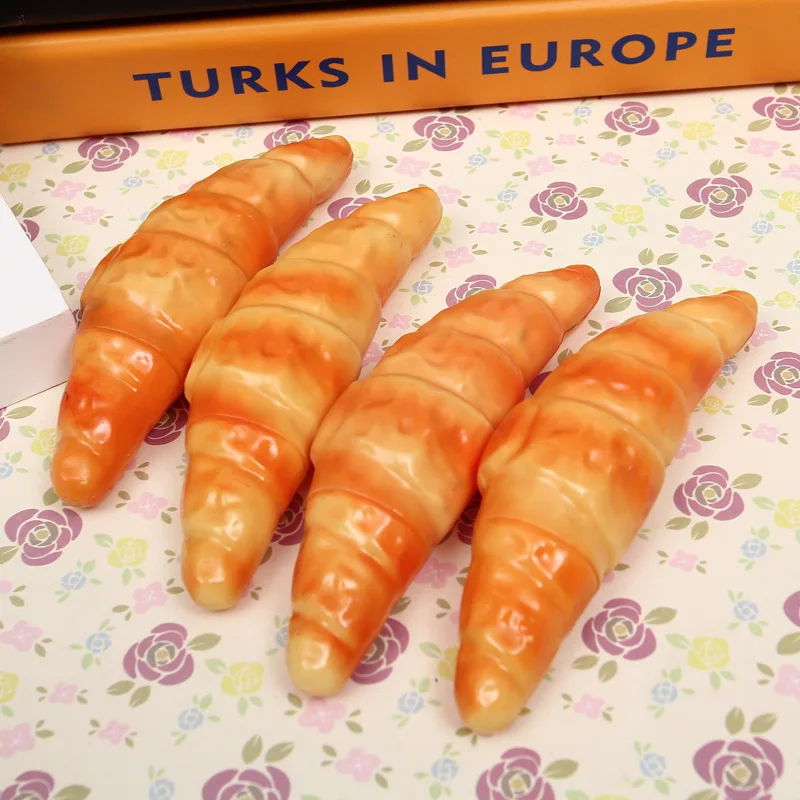 1 قطعة قلم على شكل خبز مبتكر، بلاستيك، تصميم كرتوني، حفلة ممتعة #4