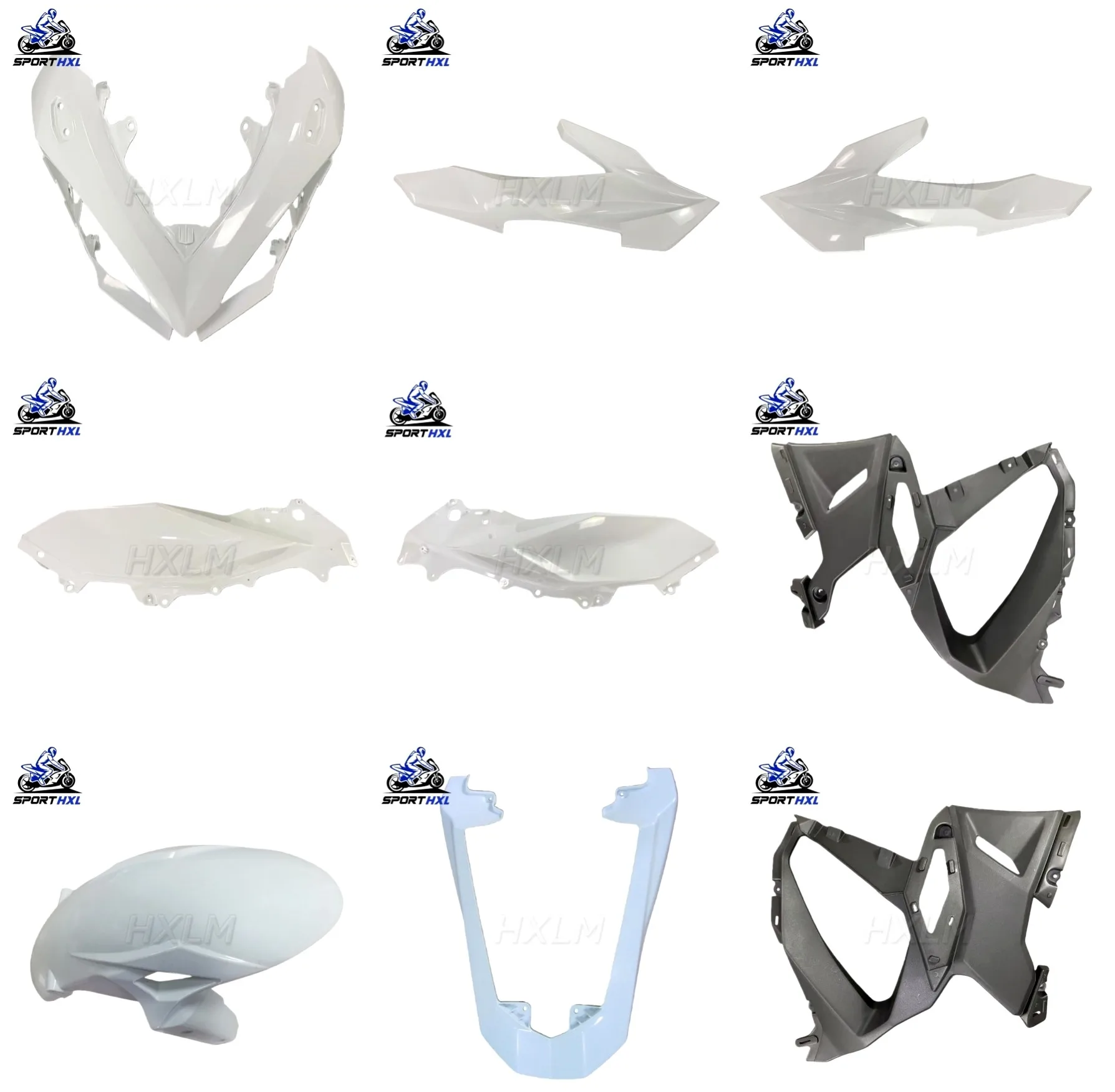 Gloss Finish Racing Motor Moto Unpainted Fairing Bodywork Kits ABS Raw Body Panels Accessories Z1000SX For Kawasaki For Ninja 10