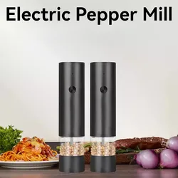 Electric grinder Simple Automatic bottle usb charging pepper grinder salt grinder gravity aluminum alloy induction grinding bowl