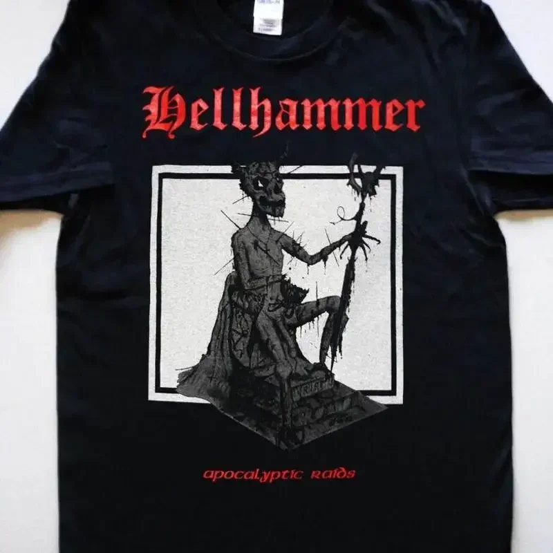 Rare Hellhammer T Shirt All Size Cotton Black