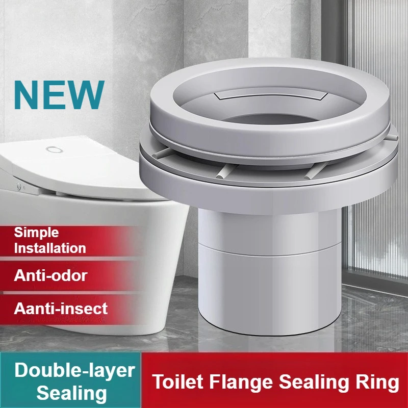 

Уплотнительное кольцо для унитаза, двухслойный уплотнительный клей, защита от запаха, защита от протечек, общие нижние аксессуары для сидений для унитаза, 1 шт.