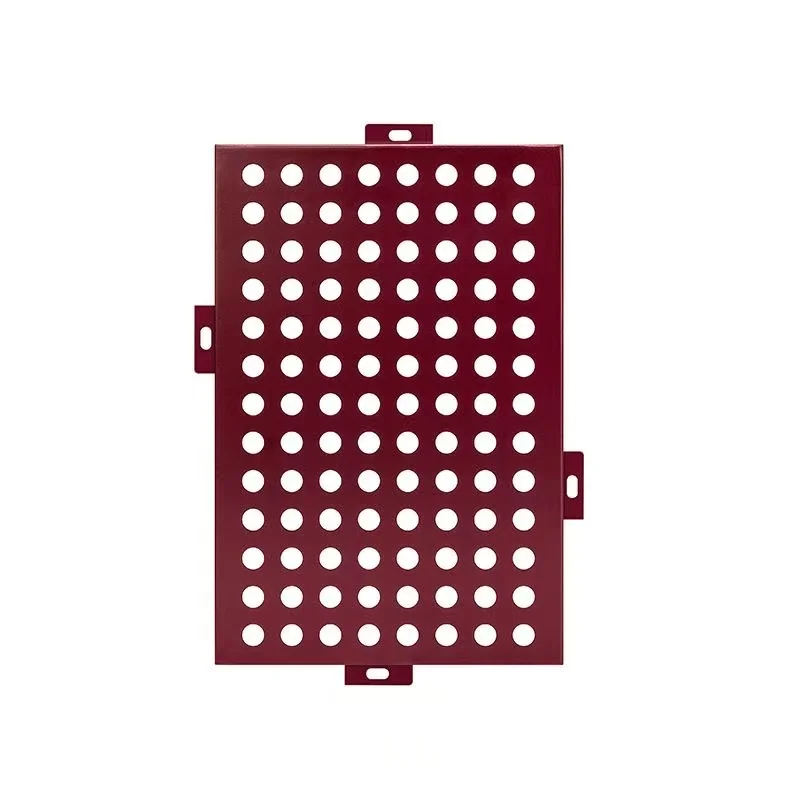 Maatwerk Moderne decoratieve gordijnmuurprofielen van geperforeerd aluminium fineer voor exterieur gebruik in hotels en ziekenhuizen