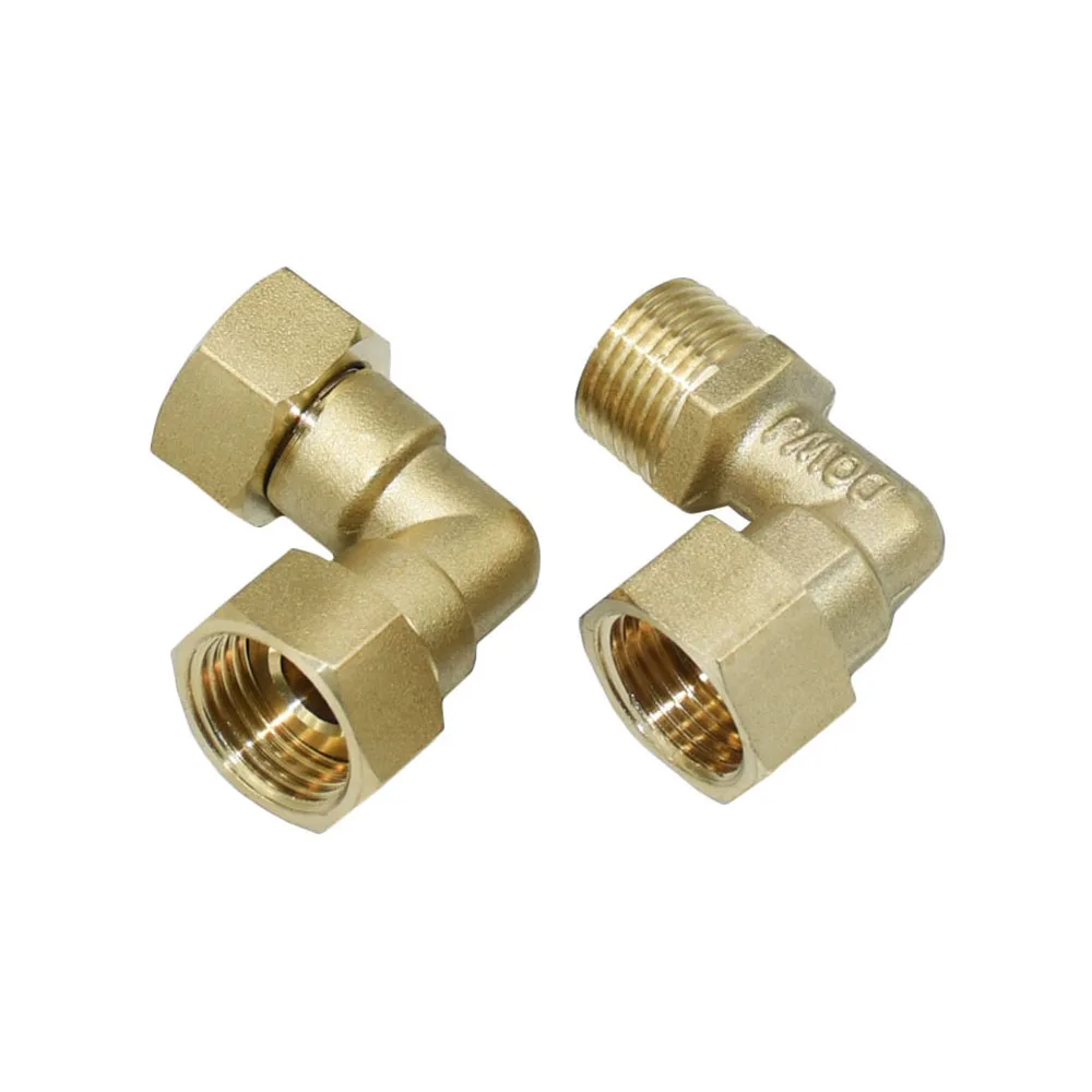 12/14/16/19mm Brass Hose Barb Connector Elbow 1/2 Male Female Thread Coupler Copper Water Oil and Air Pipe Fitting