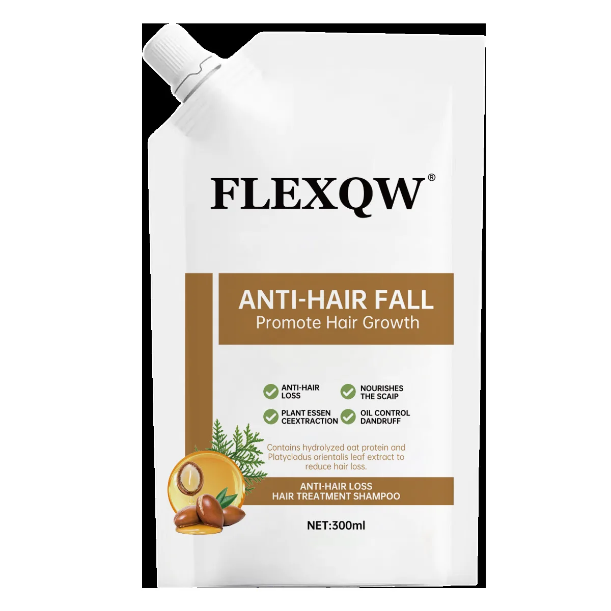 Shampoo anti-loss promotes hair growth reduces hair loss controls oil moisturizes and softens Restore luster Haircare