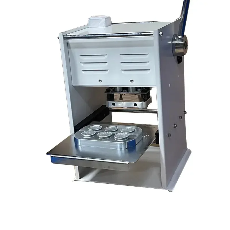 Termosigillatrice manuale per capsule di caffè in foglio di alluminio a 6 cavità