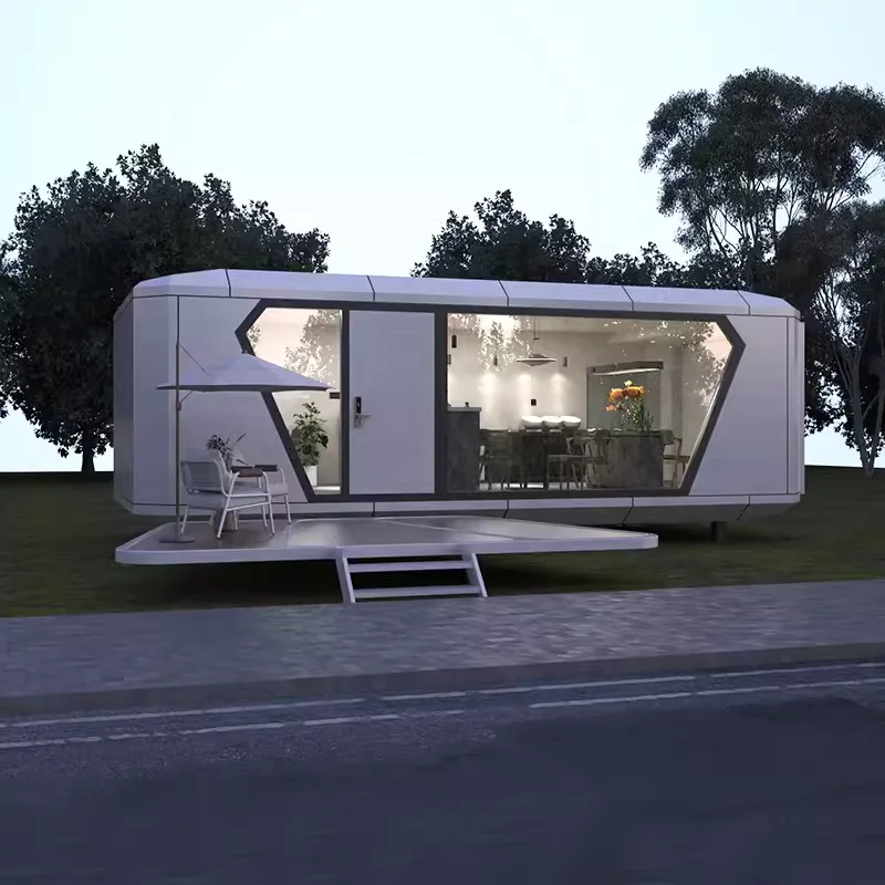 Anpassbare vorgefertigte Container-Raumkapsel für Apple Pod, mobiles Büro, Hotel, Küche, Unterbringung
