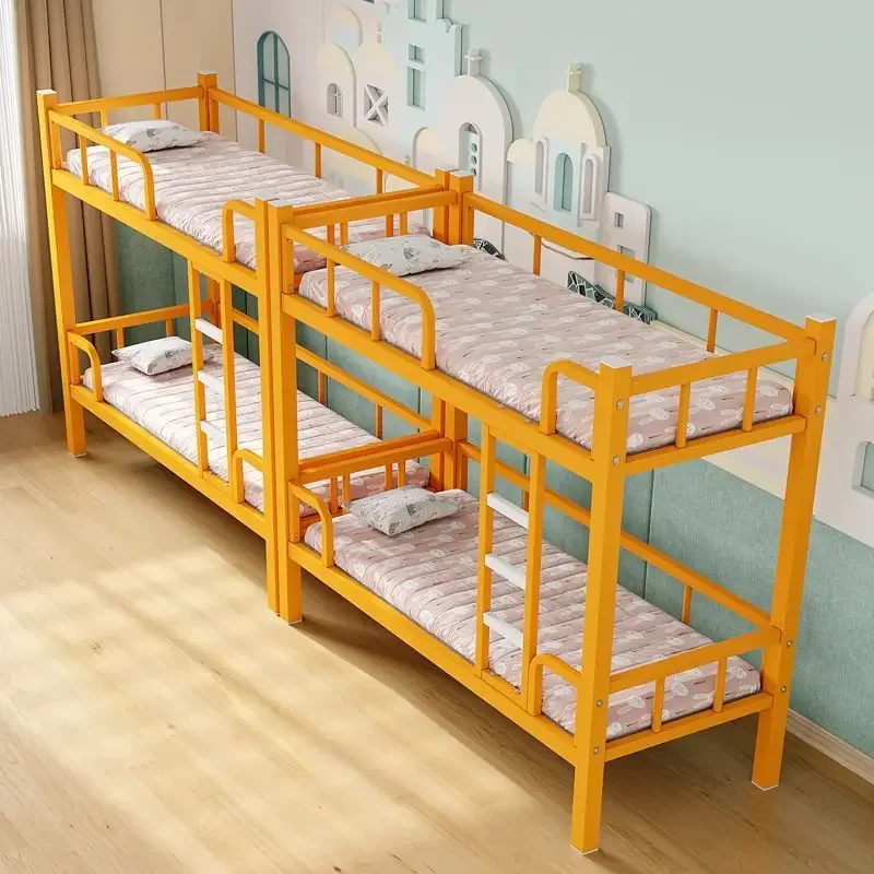 Elementary school students afternoon care bed kindergarten bunk bed iron frame small dining table