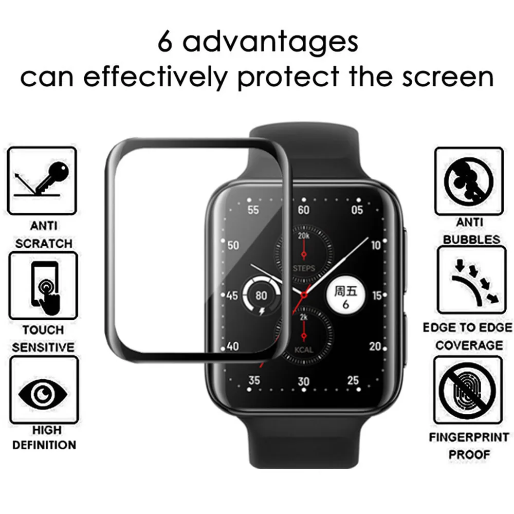 1/3/5 шт., защитная пленка для часов Oppo Watch 2 42/46 мм