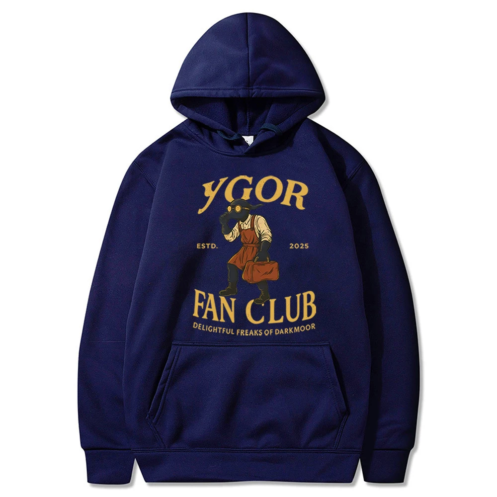 Lustiger Ygor Dark Universe Hoodie Ygor Fan Club Shirt Damen Herren Trendiger Hip Hop Pullover EPIC Universe Gothic Pullover Trendiger Hoodie