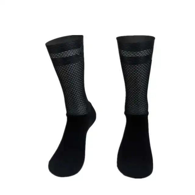 Pro New Socks Team Aero Anti Slip Silicone Cycling Socks Men Bicycle Sport Running Bike Socks Calcetines Ciclismo