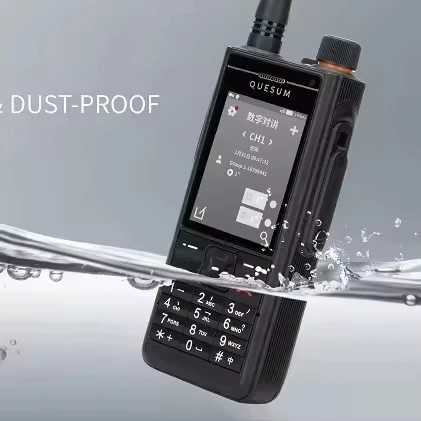 Quansheng Newest Waterproof GPS Handheld Walkie Talkie Android System High-Tech 4G Digital Sim Card Supports PoC+DMR+Analog Mode