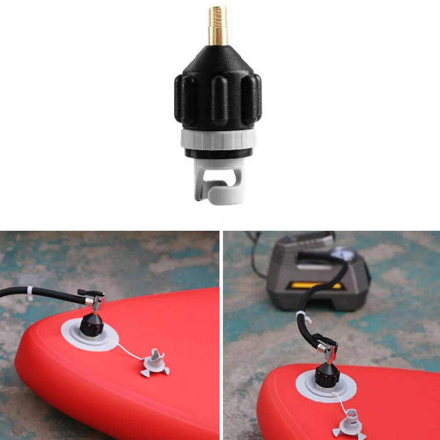 Paddle Board Air Valve Kayak Air Valve Adapter Car Pump Inflation Adapter Inflator Adapter
