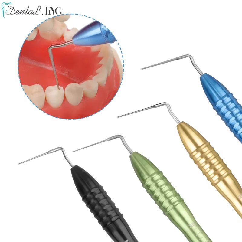 Dental Endodontic Hand Plugger Dental Gutta Percha Filler Oral Root Canal Filler Endo Hand Plugger Vertical Pressure Instrument