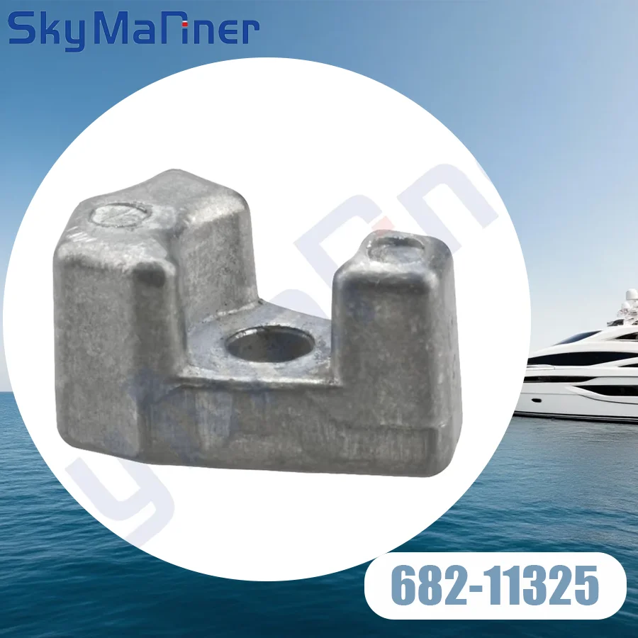 Boat Engine Outboard Engine Anode Zinc 682-11325 for Yamaha Outboard Motor 9.9HP 15HP Parsun Hidea HDX Seapr 682-11325-00