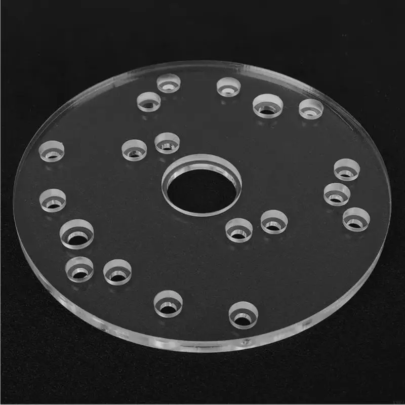 X9FA Acrylic Electric Milling Universal Base Router Base Plate Woodworking