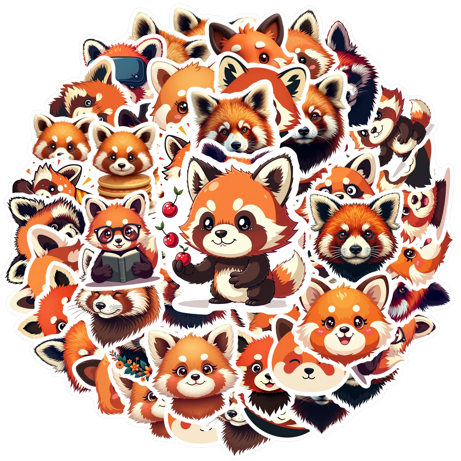 35pcs-70pcs Decals Fun DIY Stickers Animal Stickers Stickers For Laptop Guitar