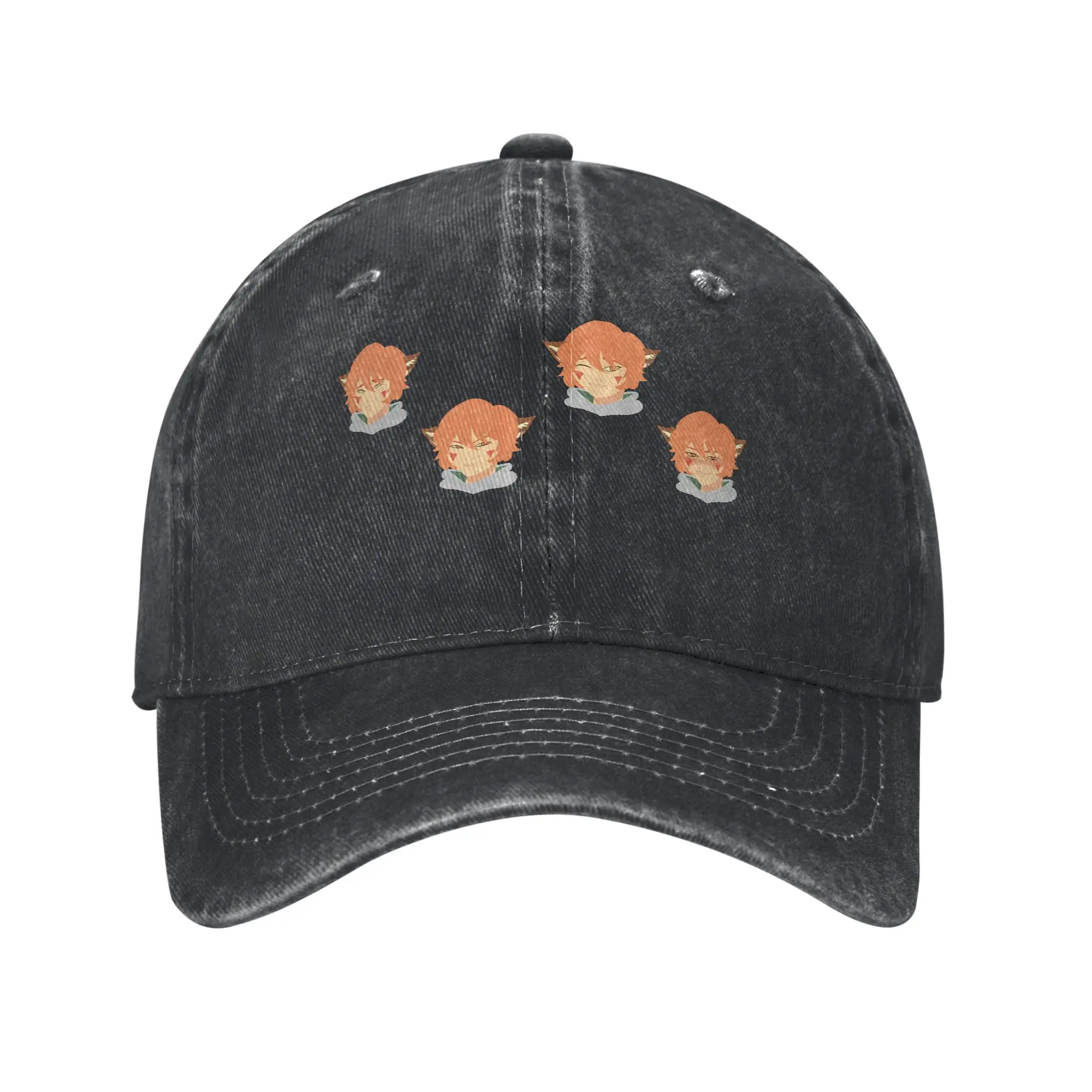 Ren Hana Boyfriend to Death 2 Sticker Set Pattern Fashion Baseball Cap  Autumn Man Hat  Summer Travel Man Hat