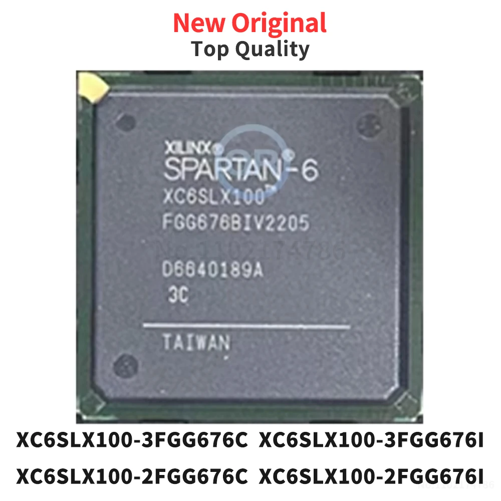 

(1 Piece) XC6SLX100-3FGG676C XC6SLX100-3FGG676I XC6SLX100-2FGG676C XC6SLX100-2FGG676I BGA-676 Progammable Chip XC6SLX100 FGG676