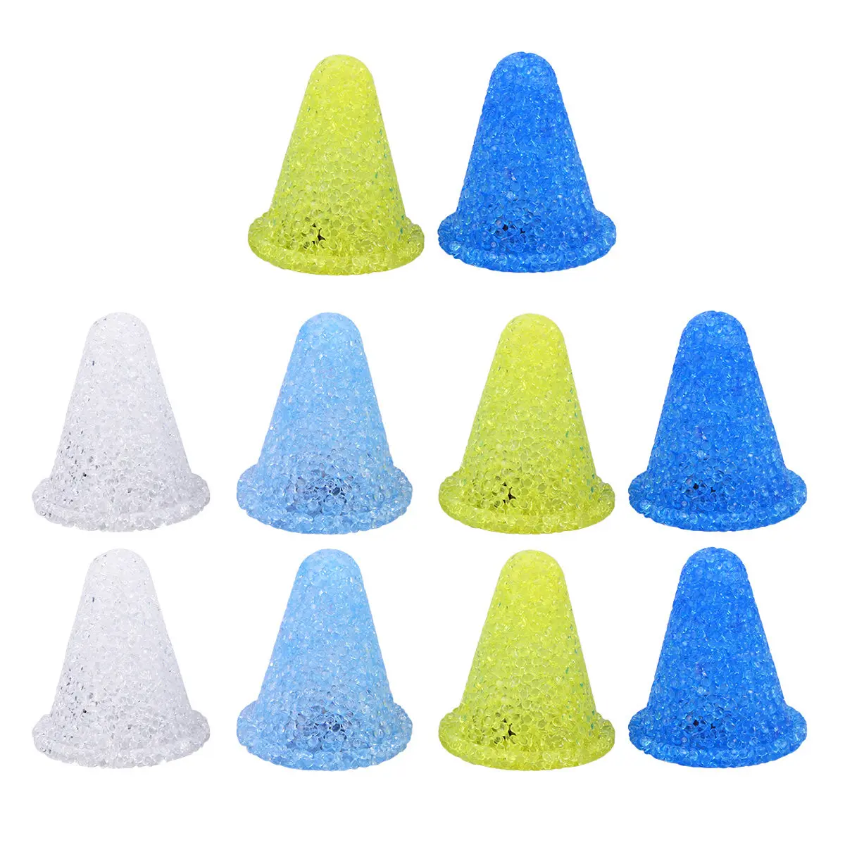 

10Pcs Heavy Cones Bright Assorted Colors Perfect for Soccer Football Rugby Basketball Play Obstacle Course