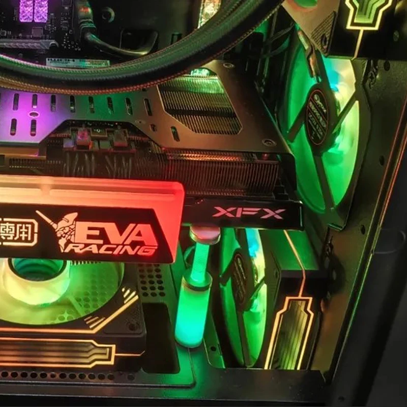 ARGB Graphics Card Bracket 5V 3Pin Universal GPU Brace Support Adjustable Telescopic Rotary Stand GPU Video Card Holder