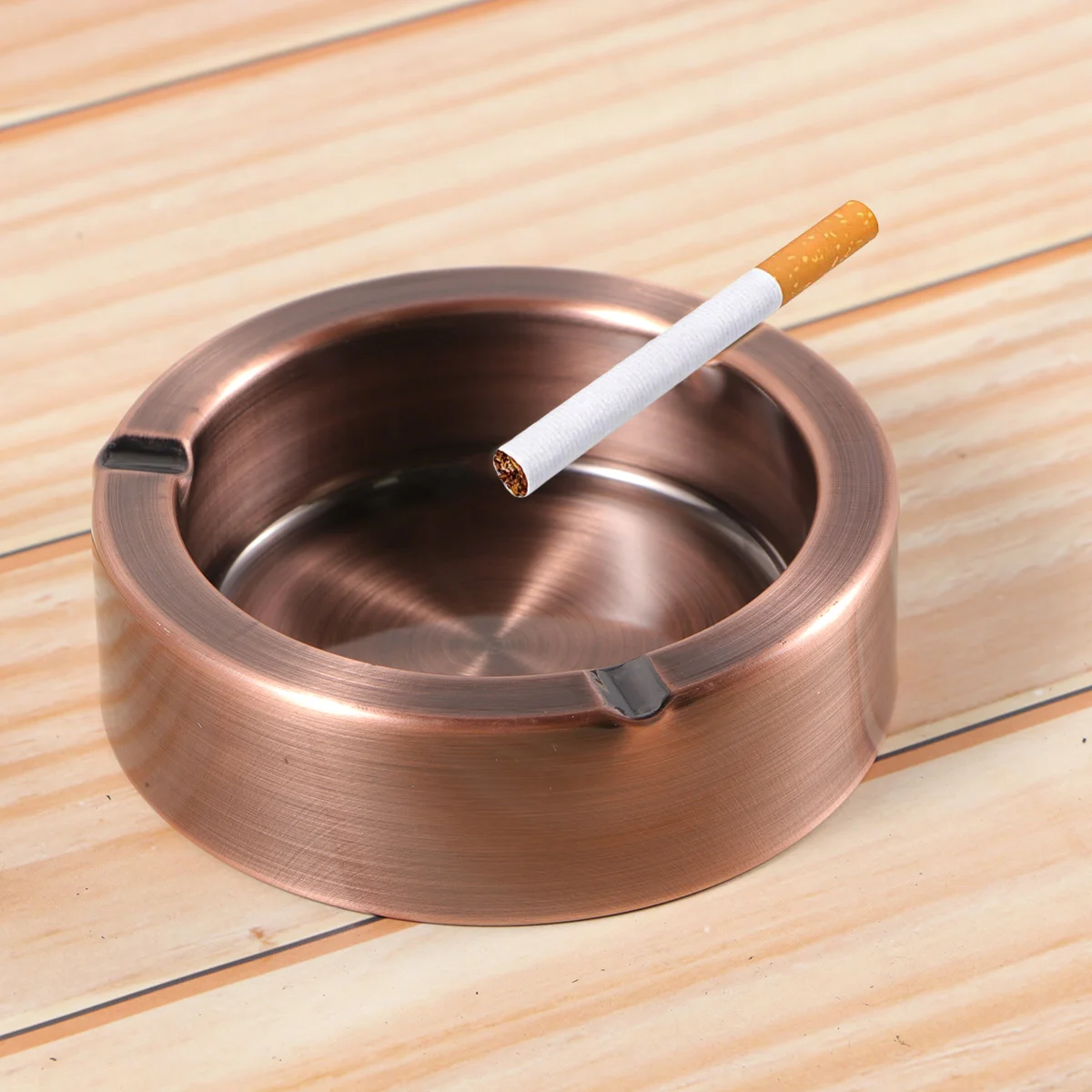 Stainless Steel Ashtray Creative Thickened Anti Fall Ashtray Smoking Ashtray For Car Home Ashtray Holder