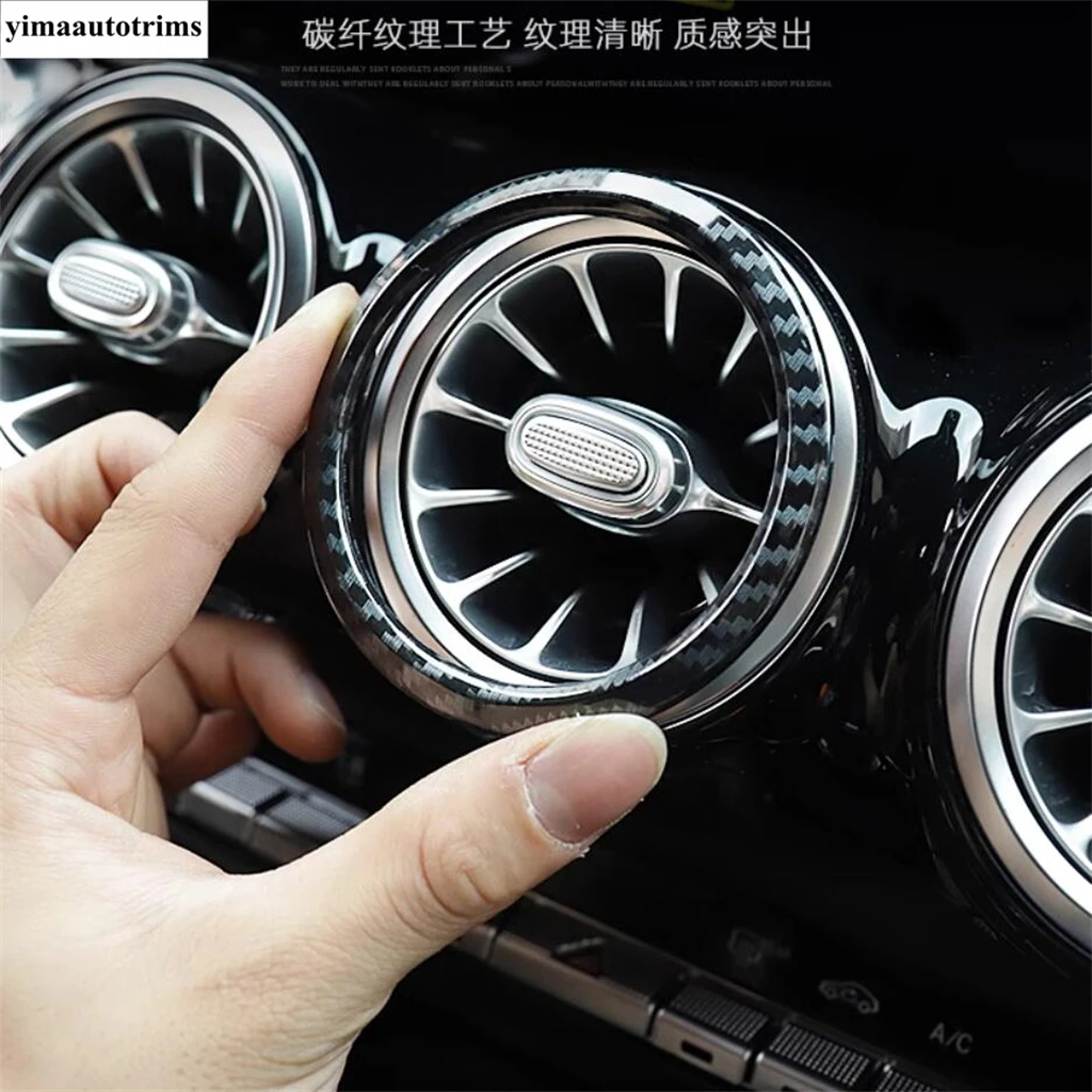 

Central Control Dashboard Front Air AC Conditioning Outlet Vent Cover Trim Accessories For Mercedes-Benz GLB 200 X247 2020 -2024