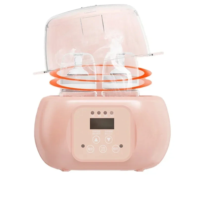 New Arrival Multi-functional Baby Bottle Warmer Double Bottle Portable and Sterilizer PP Baby Accessories Feeding Warmer