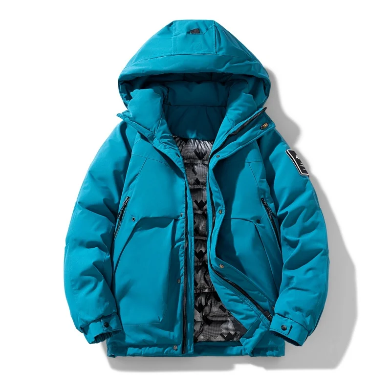 سترات باركاس رجالية سميكة بغطاء للرأس معاطف شتوية مريحة ودافئة من القطن متعددة الألوان تناسب جميع الملابس الرجالية غير الرسمية