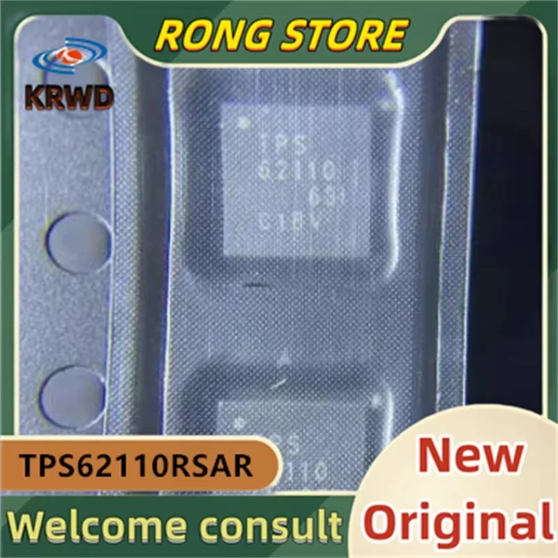 (5PCS)  TPS62110 New and Original Chip IC TPS62110RSAR 62110 QFN-16