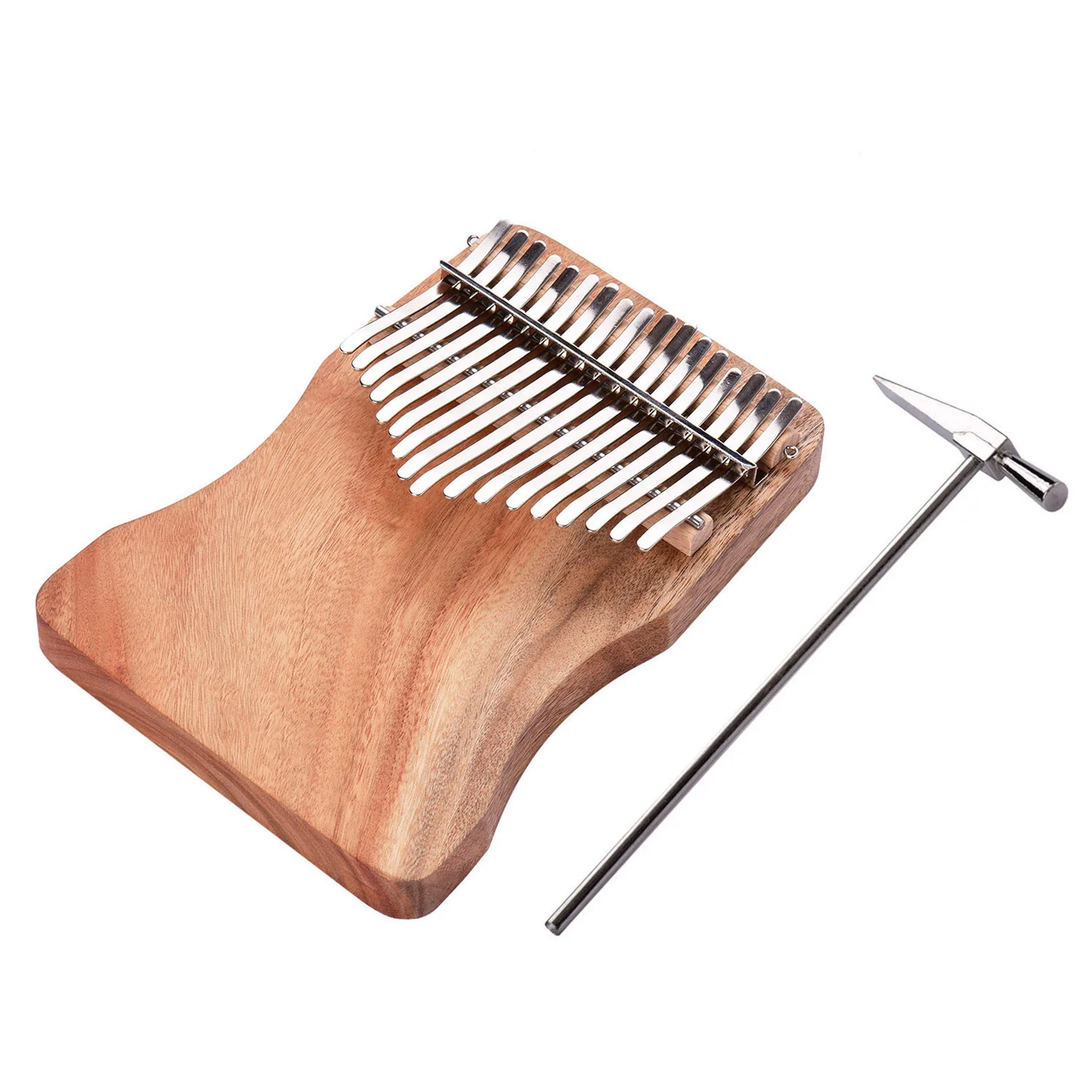 

Ammoon 17-клавишное пианино с большим пальцем, камфорное дерево C, тон с сумкой для переноски, музыкальная книга, музыкальные весы, наклейки, настройка, молоток, цепь для аккомпанемента