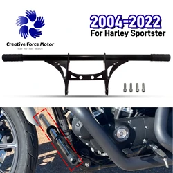 Highway peg Engine Guard Steel Crash Bar Motorcycle Front bumper For Harley Davidson Sportster Custom XL 1200 Iron 883 2004-2022