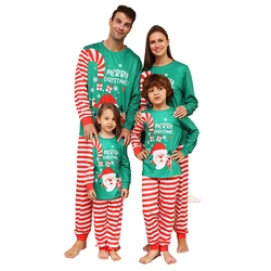 2024 Family Matching Christmas Pajamas Set Adult Kids Same Outfits Xmas Sleepwear Pyjamas Mother And Daughter Father Son Clothes