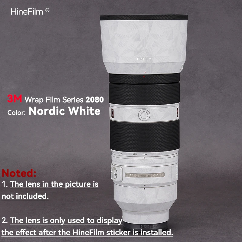 FE100-400GM Lens Sticker SEL100400GM Warp Cover Skin For Sony FE 100-400mm F4.5-5.6 GM OSS Lens Protector 100-400 Wrap Sticker