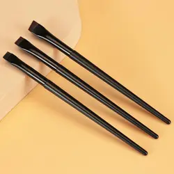 Cosmetics Brush Make Up Tool Beginners Angled Fine Eyeliner Brushes Flat Eyebrow Brush Liner Brow Brush Blade Makeup Brushes