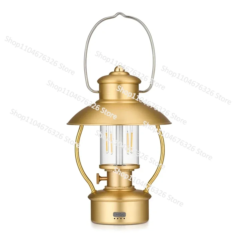 

Outdoor Portable N80 Lithium Battery Rechargeable Camping Atmosphere Led Retro Tent Campsite Lamp N50