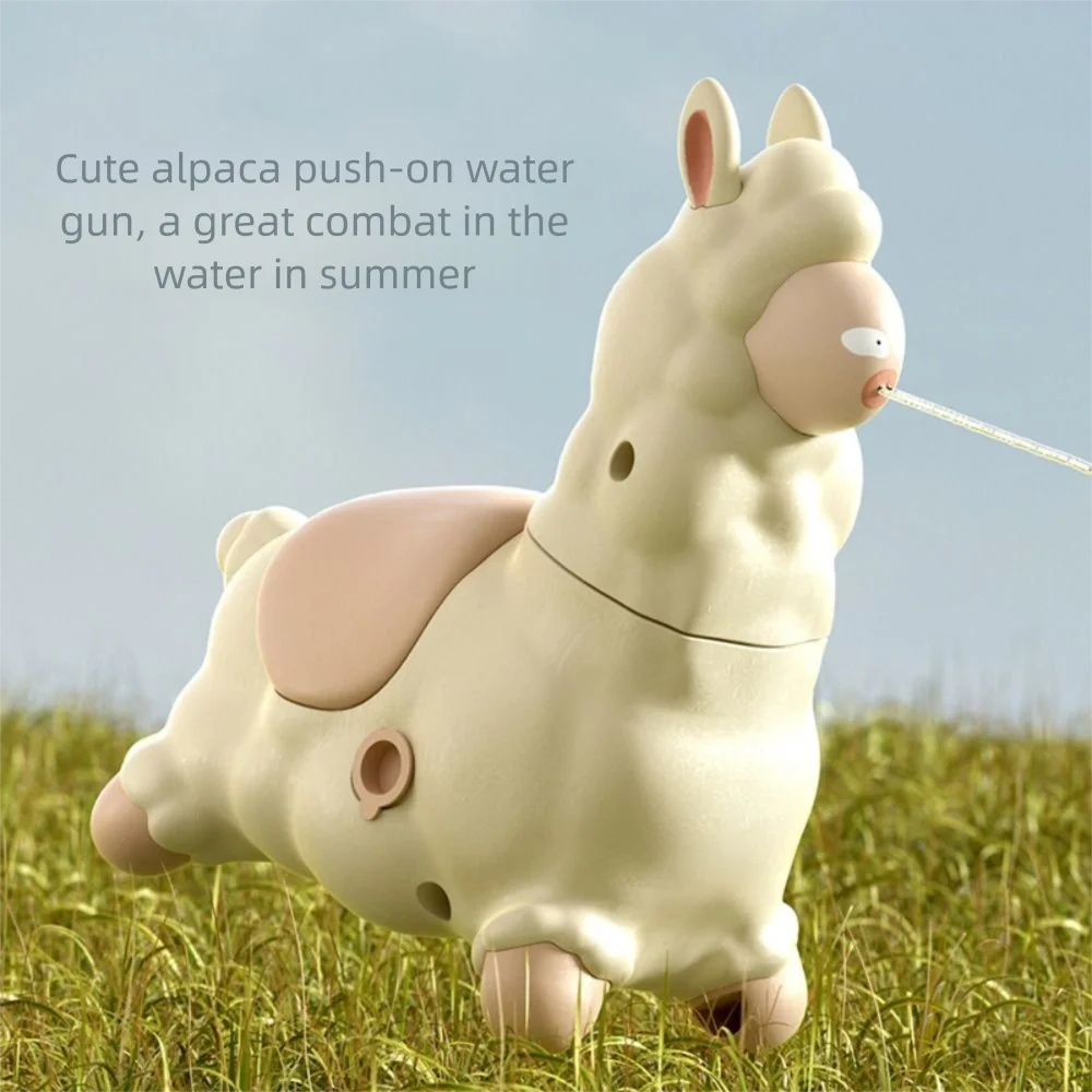 Portable Creative Alpaca Water Spray Toys Handheld Easy To Fill Water-Sprinkling Toy Funny Cute Animal Water Toy Party