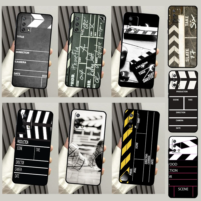 Clapper Board For OPPO A74 A54 A94 A53S A54S A31 A5 A9 A52 A72 A91 A93 A96 A15 A17 A57 A77 Phone Case