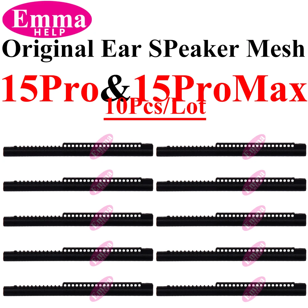 10Pcs Earpiece Ear Speaker Dust Filter Metal Mesh Net For iPhone 12 11 13 15 Pro Max 14 Plus XR XS X Top Adhesive Sticker Net