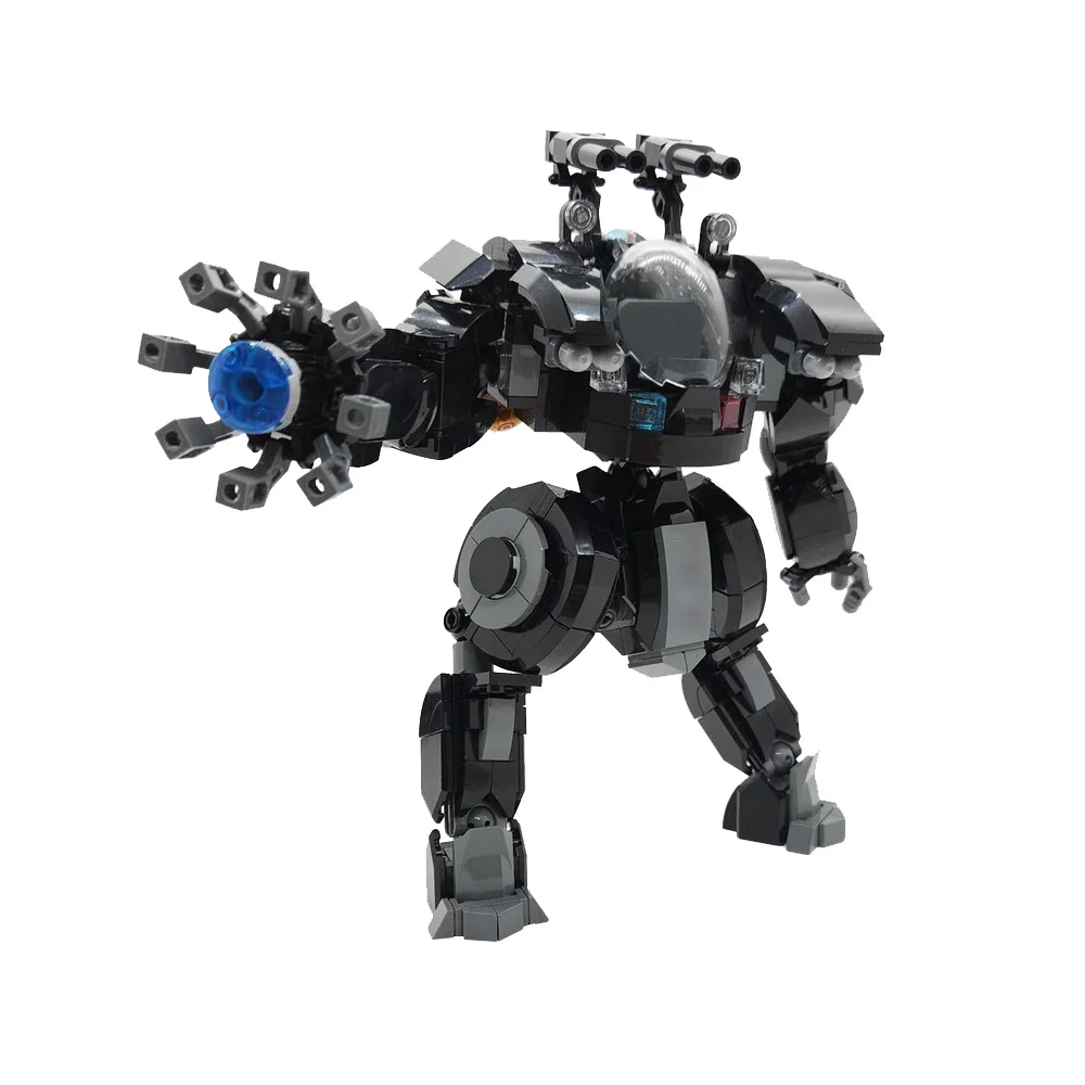 Gobricks MOC X-17 controllo antisommossa Mech Suit Model Building Blocks Subnautica Undersea Diving Suit mattoni assemblaggio giocattoli regali per bambini